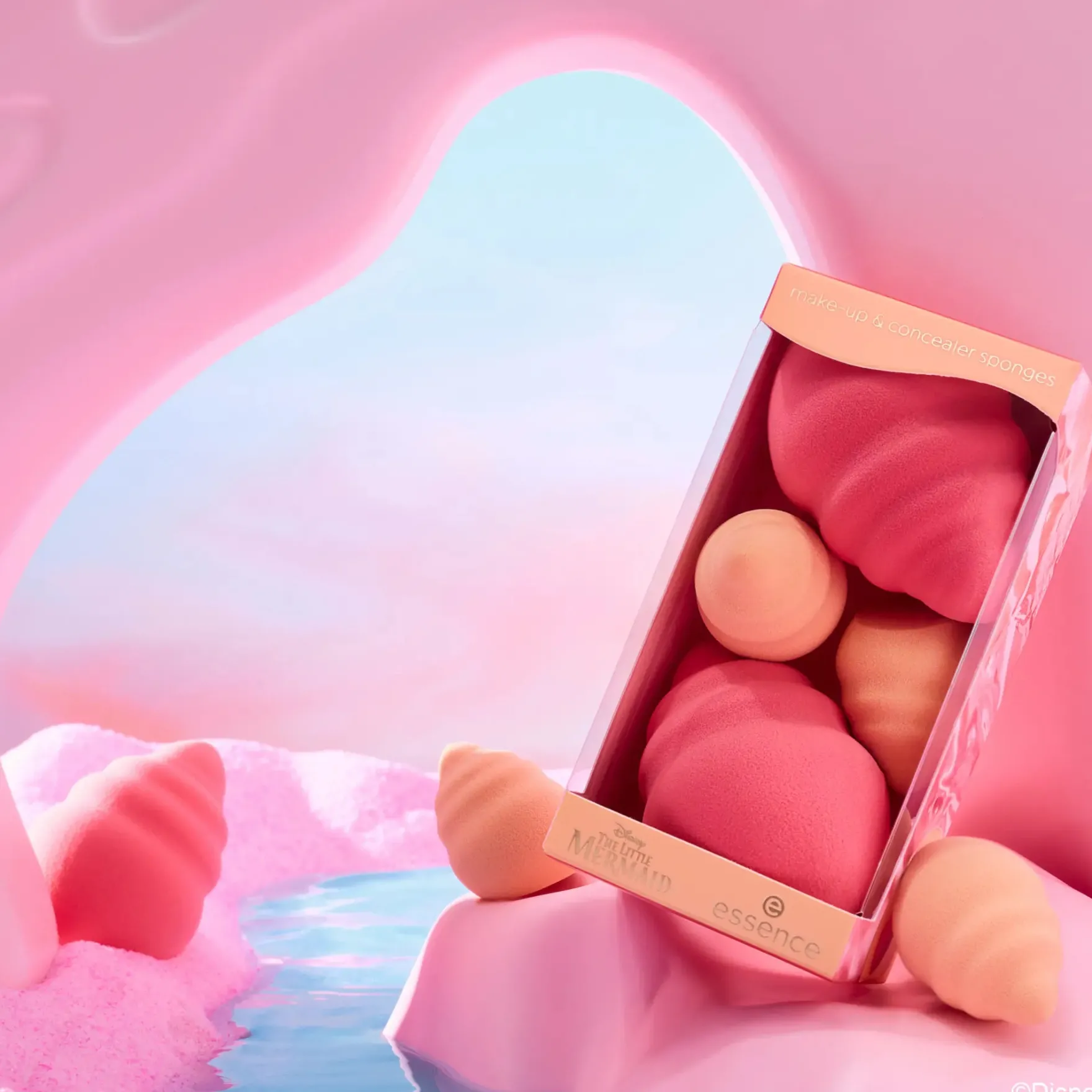 X Disney The Little Mermaid Make-up and Concealer Sponges Coming Out Of My Shell