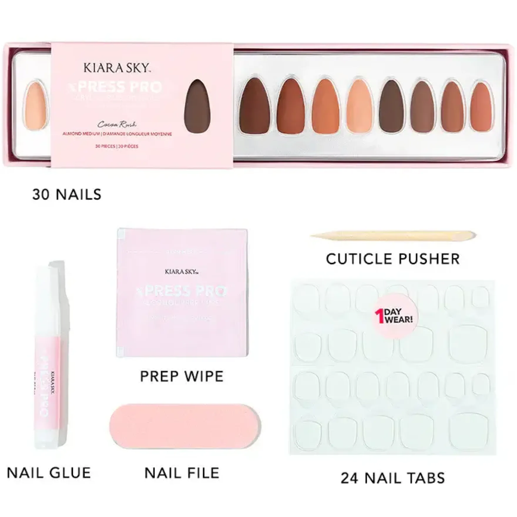 xPress Pro Press-on Nails Cocoa Rush