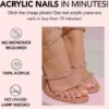 xPress Pro Press-on Toe Nails Keep It Classy