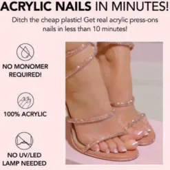xPress Pro Press-on Toe Nails Keep It Classy