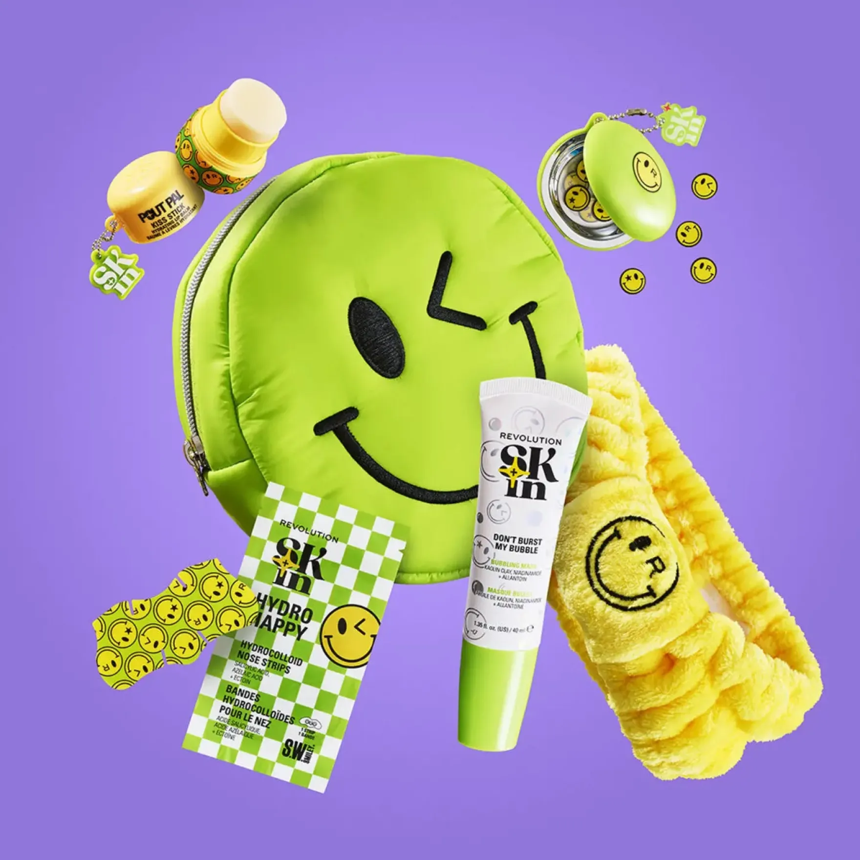 x S.W.Smiley Don't Burst My Bubble Bubbling Mask