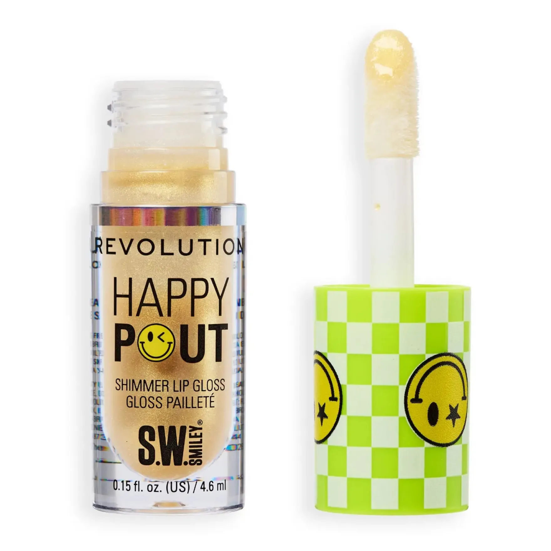 x S.W.Smiley Happy Pout Lip Gloss Sunbeam