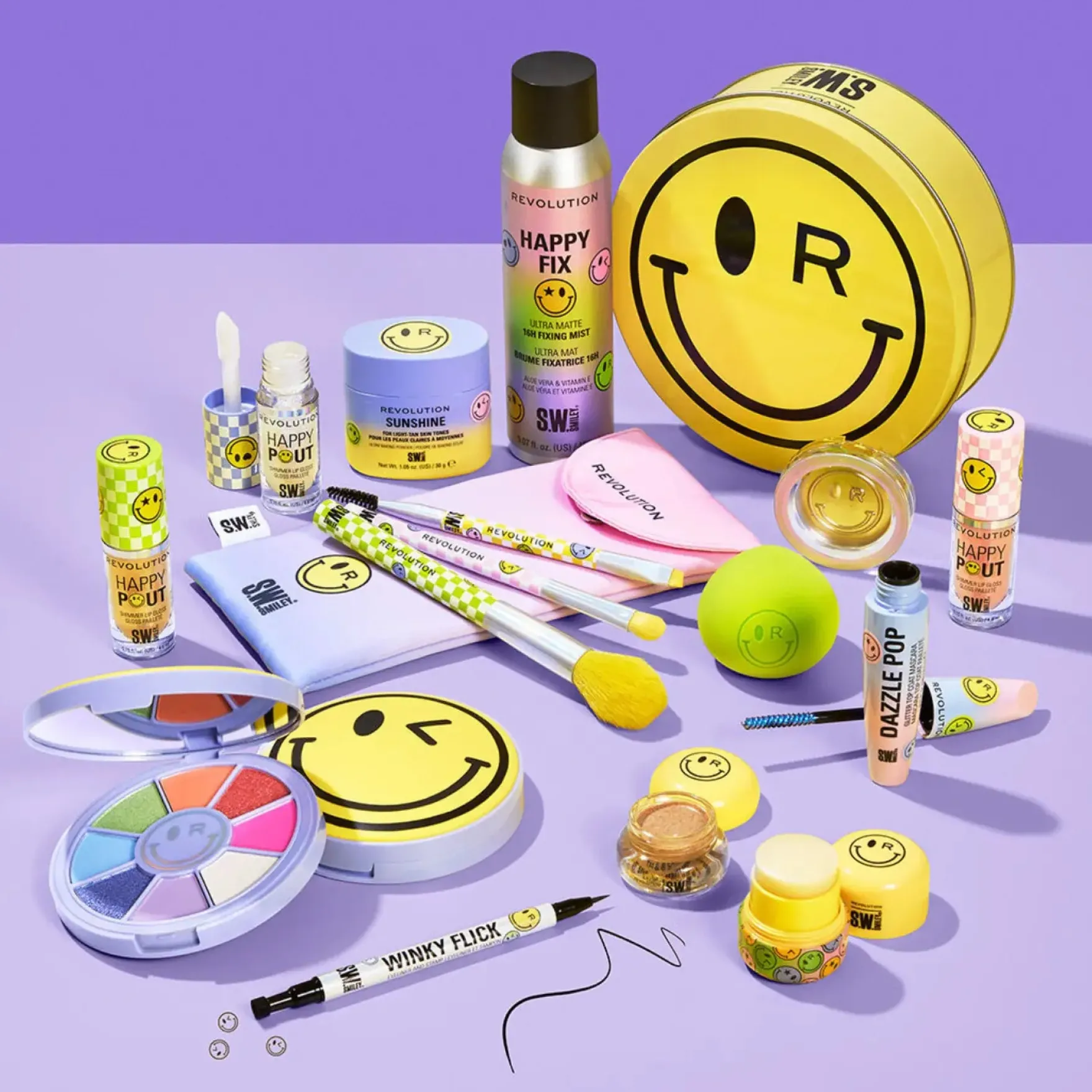 x S.W.Smiley On Cloud Nine Brush Set