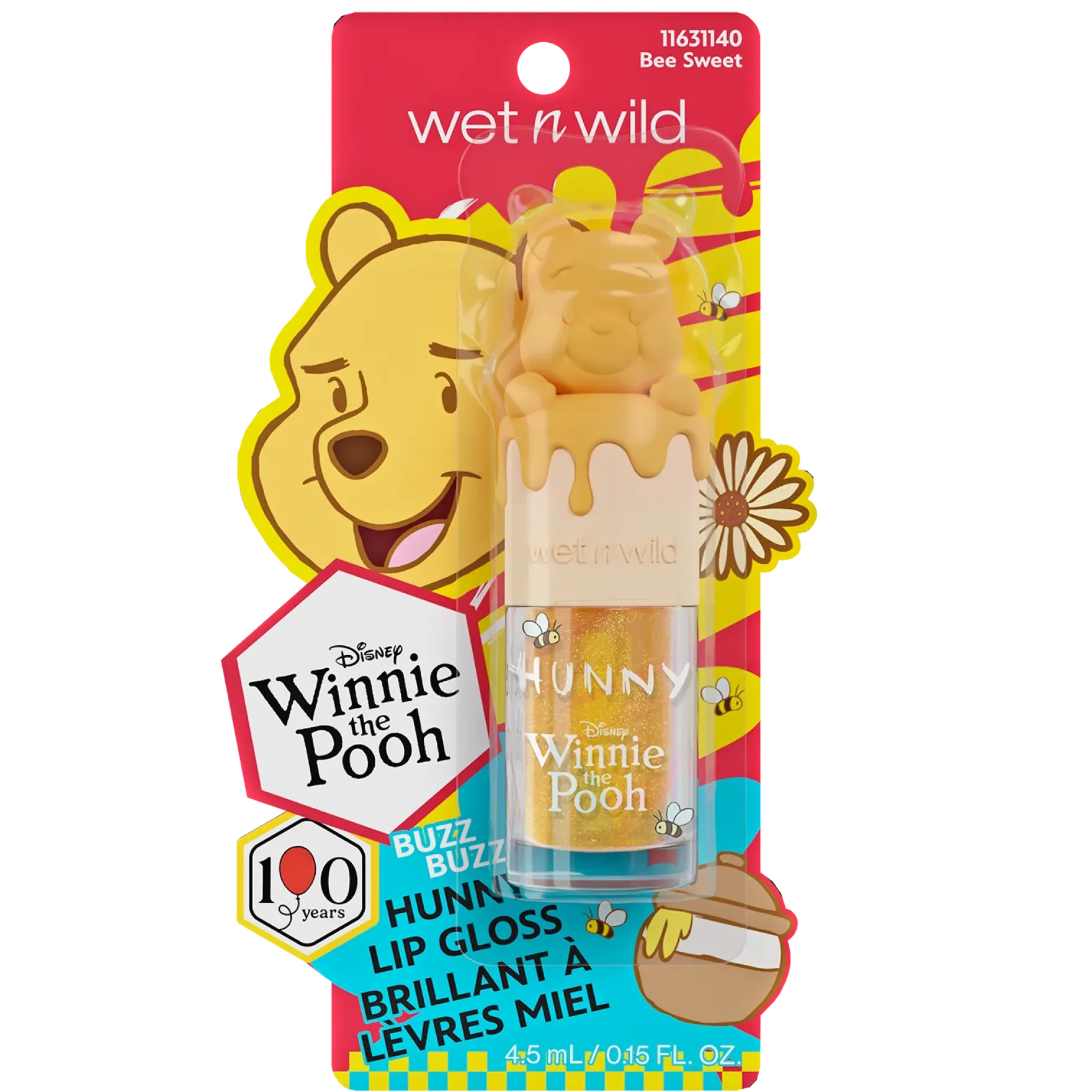 x Winnie The Pooh Buzz Buzz Hunny Lip Gloss Bee Sweet