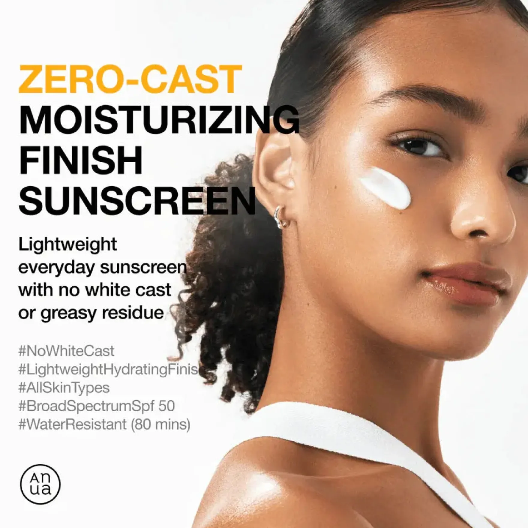 Zero-Cast Moisturizing Finish Sunscreen